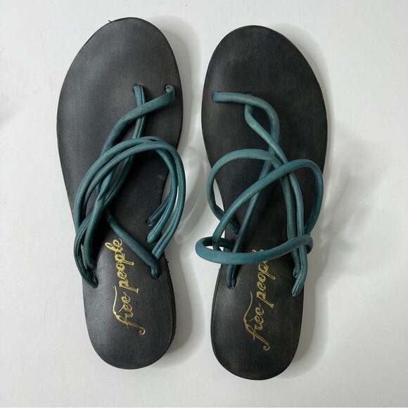 Free People Kayla soft strappy sandals Sz 37.5 - Picture 5 of 8